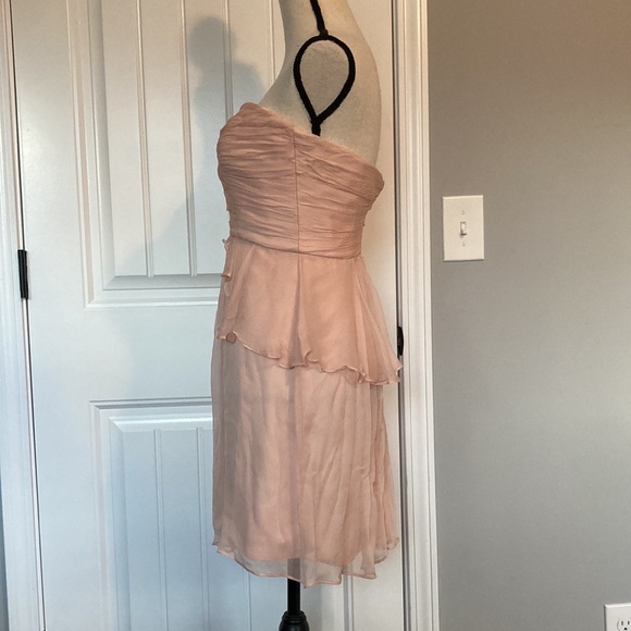 Amsale light pink silk dress - Picture 6 of 13